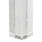 Finesse Decor Sparkling Night 40" Chrome Finish 5-Light Chandelier
