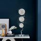 Finesse Decor Sphere 10" W x 30" H Chrome Finish 3-Light Table Lamp