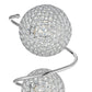 Finesse Decor Sphere 10" W x 30" H Chrome Finish 3-Light Table Lamp