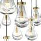 Finesse Decor Strozzi Symphony Gold Finish 13-Light Chandelier