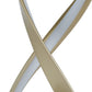 Finesse Decor Vienna 55" Sandy Gold Finish 1-Light LED Floor Lamp