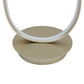Finesse Decor Vienna 55" Sandy Gold Finish 1-Light LED Floor Lamp