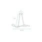 Finesse Decor Xiamen 10" Chrome Finish 1-Light LED Chandelier