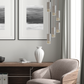 Formaminima Lamp/One 9-Light White Calacatta Marble & Crystal Glass Chandelier