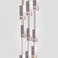 Formaminima Lamp/One 9-Light White Calacatta Marble & Crystal Glass Chandelier