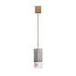 Formaminima Lamp/One Limited Revamp 01 Edition Solid Marble & Crystal Glass Pendant Lamp
