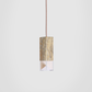 Formaminima Lamp/One Limited Revamp 02 Edition Solid Marble & Crystal Glass Pendant Lamp