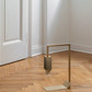 Formaminima Lamp/Two Brass Revamp 01 Edition Burnished Satin Brass & Crystal Glass Table Lamp