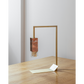 Formaminima Lamp/Two Red Collemandina Marble & Crystal Glass Table Lamp