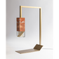 Formaminima Lamp/Two Red Collemandina Marble & Crystal Glass Table Lamp