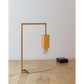 Formaminima Lamp/Two Royal Pink Yellow Solid Marble & Crystal Glass Table Lamp