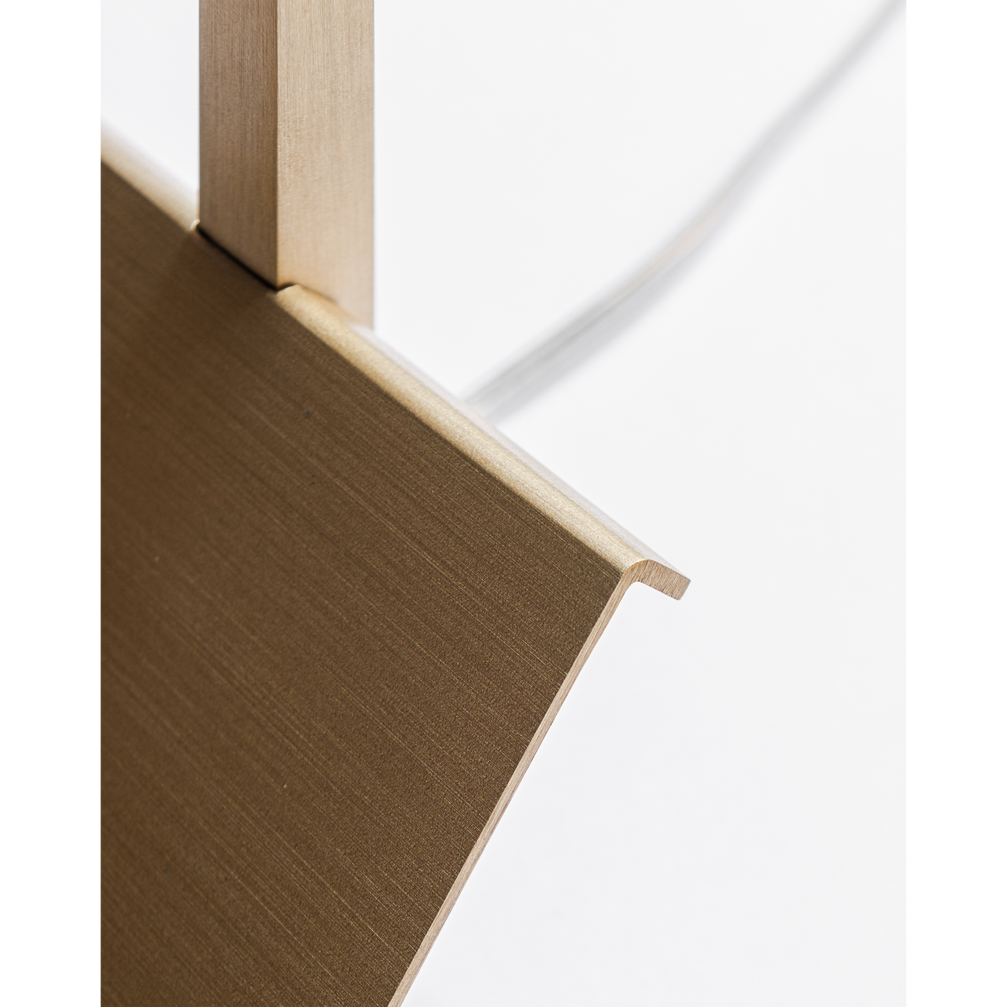 Formaminima Lamp/Two Wood Revamp 01 Edition Olive Briarwood & Crystal Glass Table Lamp