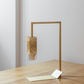 Formaminima Lamp/Two Wood Revamp 01 Edition Olive Briarwood & Crystal Glass Table Lamp