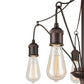 Forte Lighting Cedrick 18" 5-Light Steel Round Chandelier In Antique Bronze Finish