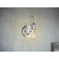 Forte Lighting Idio 5" Steel Bare Bulb Wall Sconce In Brushed Nickel Finish