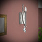 Forte Lighting Liz 5" Steel Bare Bulb Wall Sconce In Brushed Nickel Finish