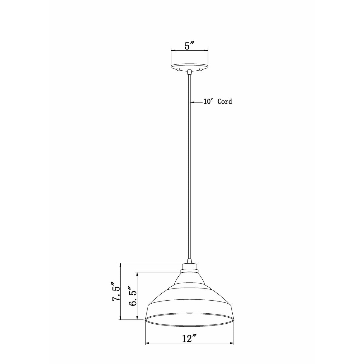 Forte Lighting Milo 12" Steel Brushed Nickel Mini Pendant With Clear Glass Shade