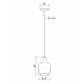 Forte Lighting Milo 7" Steel Antique Bronze Pendant With Clear Glass Shade