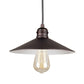 Forte Lighting Ori 10" Steel Antique Bronze Pendant With Metal Shade
