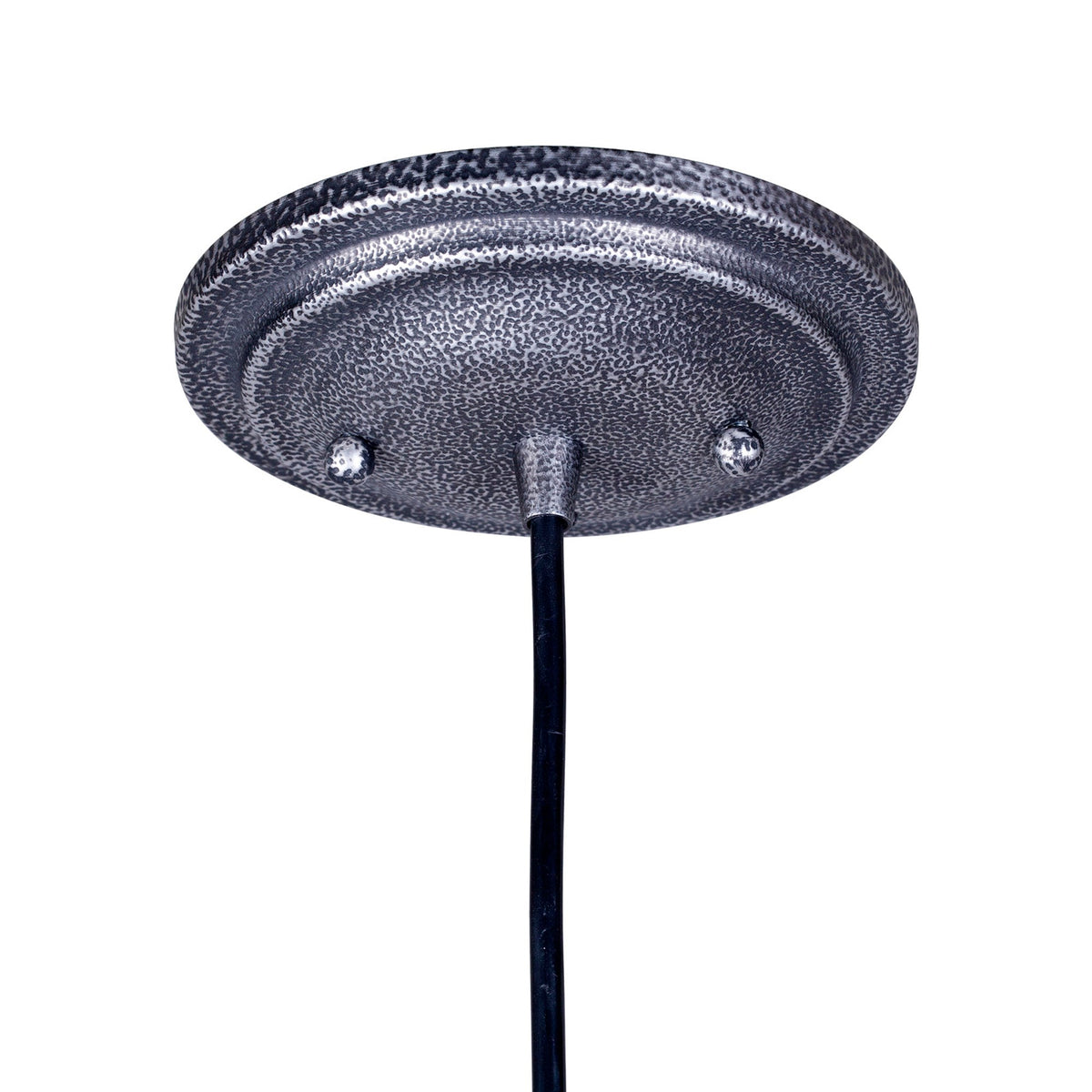Forte Lighting Ori 10" Steel Industrial Gray Pendant With Metal Shade