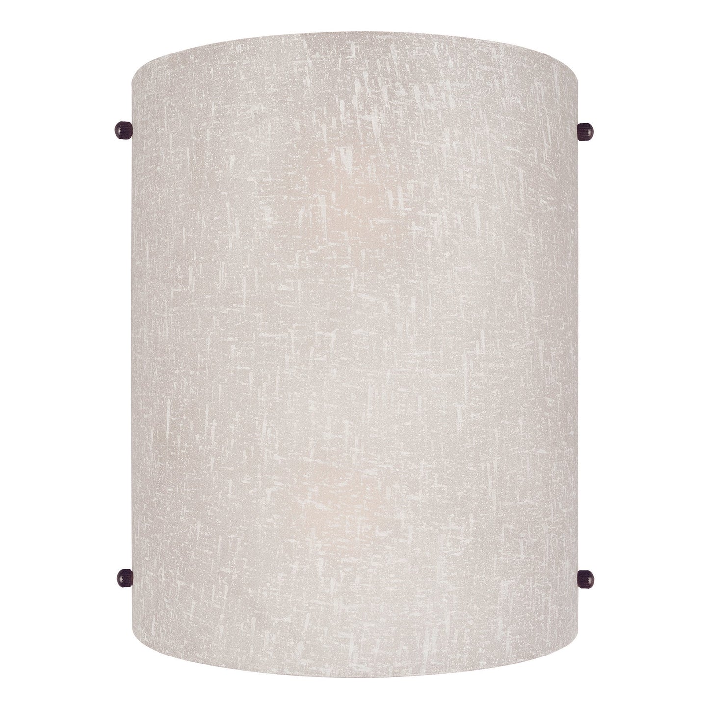 Forte Lighting Torrey 8" 2-Light Steel Antique Bronze Wall Sconce With White Linen Glass Shade