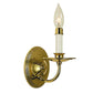 Framburg Jamestown 5" x 10" 1-Light Antique Brass Wall Sconce