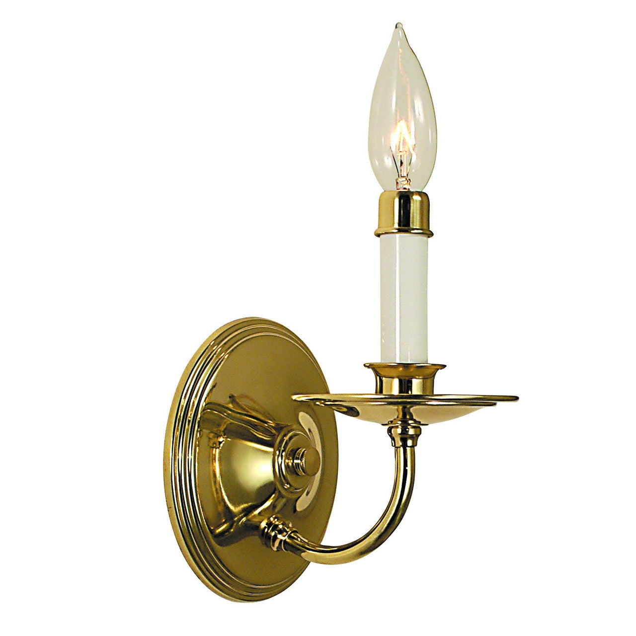 Framburg Jamestown 5" x 10" 1-Light Antique Brass Wall Sconce