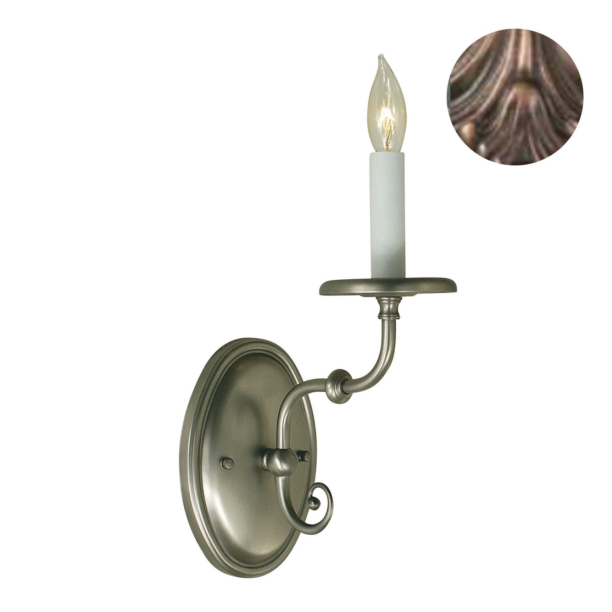 Framburg Jamestown 5" x 13" 1-Light Siena Bronze Wall Sconce