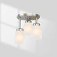 GZBtech Ceiling Light 3-Lights White Semi Flush Mount