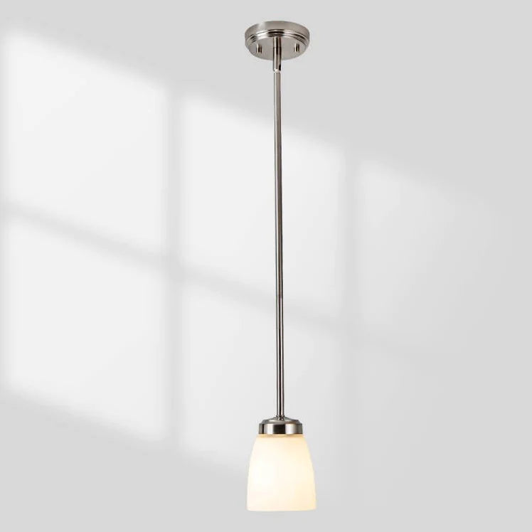 GZBtech Kitchen Island Mini Silver Double Pendant Light