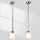 GZBtech Kitchen Island Mini Silver Single Pendant Light