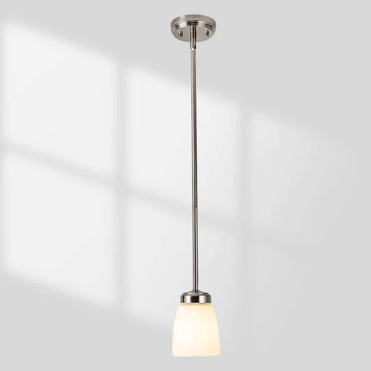 GZBtech Kitchen Island Mini Silver Single Pendant Light
