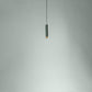 G.Luce Agua 2" 1-Light Guatemala Marble Body Pendant Light With Bronze Brass Shade