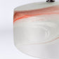 G.Luce Aura 20" 1-Light Satin Light Gold, Copper Or Bronze Finish Table Lamp With Decorative Glass Shade