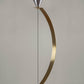 G.Luce Balestra 80" 1-Light Satin Light Gold Finish Floor Lamp With Marble & Brass Base