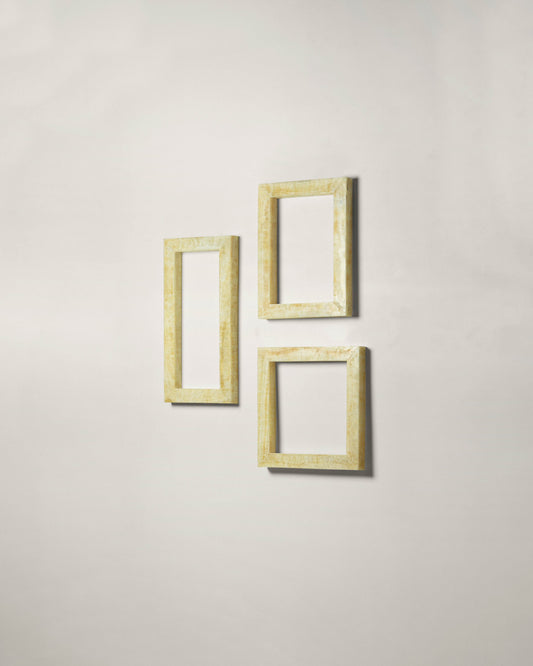G.Luce Calipso Amber Onyx Finish Wall Lamp