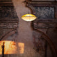 G.Luce Dome 20" Satin & Enamelled Glass Pendant Light