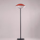 G.Luce Dome 68" Satin & Enamelled Glass Floor Lamp