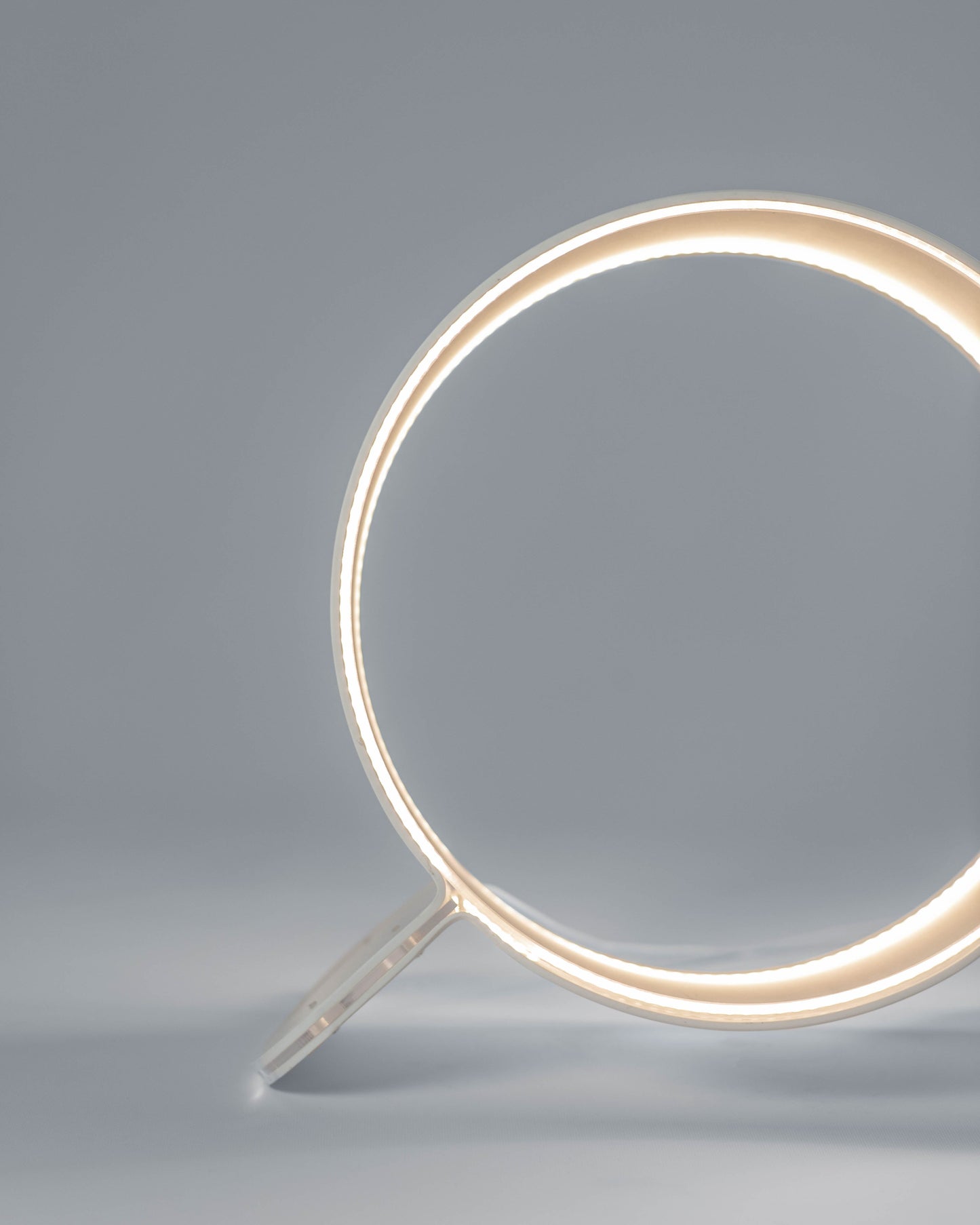 G.Luce Foca 16" Satin Opal Plexiglass Large Table Lamp