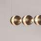 G.Luce Generator 51" 5-Light Bronze & Satin Plexiglass Pendant Light