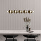 G.Luce Generator 51" 5-Light Bronze & Satin Plexiglass Pendant Light
