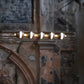 G.Luce Generator 51" 5-Light Bronze & Satin Plexiglass Pendant Light
