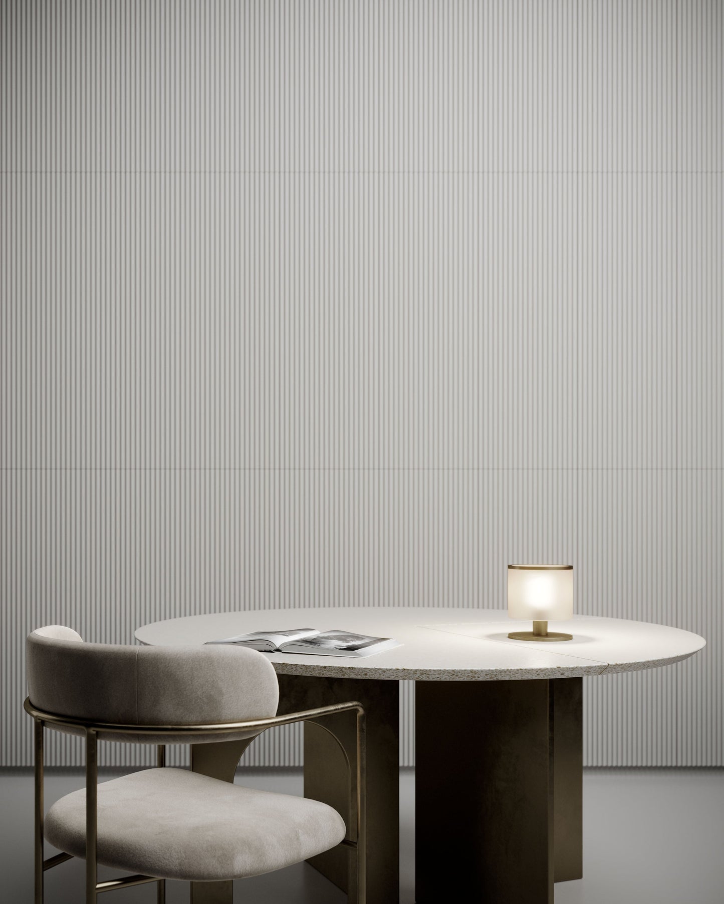 G.Luce Lucciola 7" Small Light Bronzed Brass Finish Table Lamp With Satin Pirex Glass Diffuser
