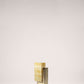 G.Luce Naica Satin Gold Finish Table Lamp With Tiger Onyx Diffuser