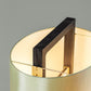 G.Luce Tour 19" Natural Brushed Oak Table Lamp With Percalline Shade