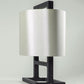 G.Luce Tour 26" Natural Brushed Oak Table Lamp With Percalline Shade