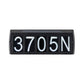 Gama Sonic Solar Address Sign in Black with Dual Color LEDs