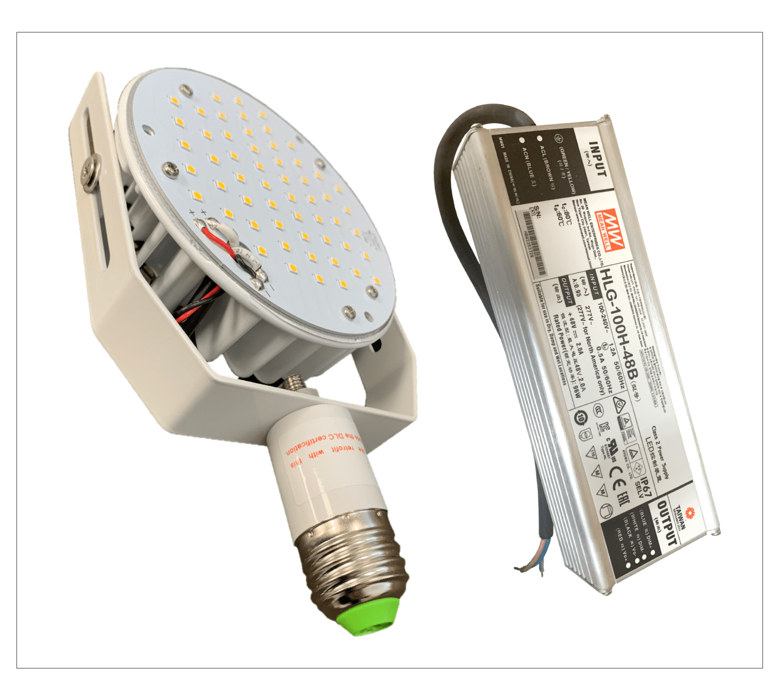 Green Ignite 100W 5000K 348-480V LED Retrofit Kit With E39 Base Adapter