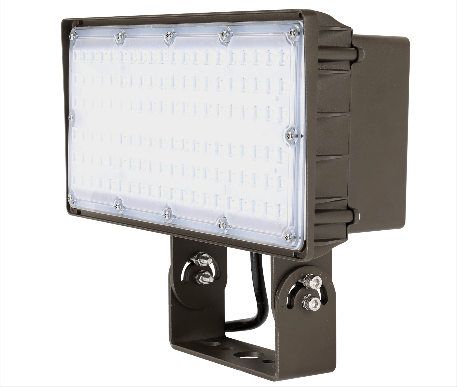 Green Ignite 100W LED Traditional Flood Light With Yoke Mount