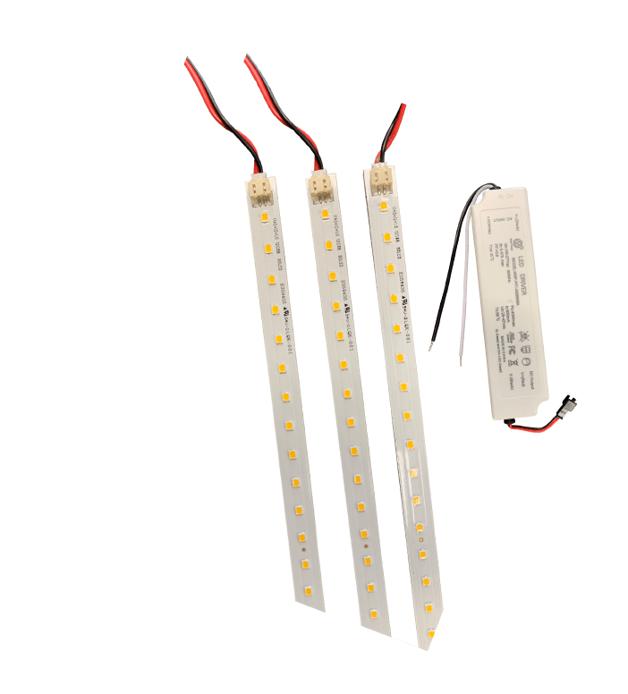 Green Ignite 24W 3-Lamp 4000K Strip Kit With No Covers
